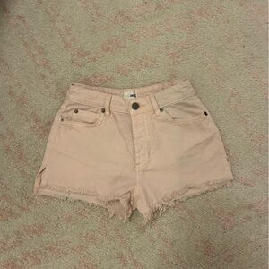 Pink Jean shorts